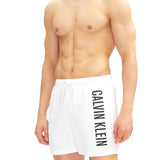 Boxer mare M drawstring scritta bianco