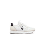 Sneaker runner low laceup bianco multi