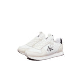 Sneaker runner low laceup bianco multi