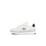 Sneaker runner low laceup bianco multi