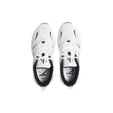 Sneaker retrò tennis mesh bianco/nero