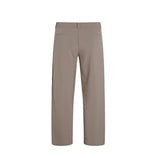 Pantalone modello wide leg tailored taupe