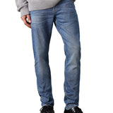 Jeans slim taper denim medio