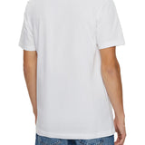 T-shirt minimal logo frontale bianco