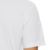 T-shirt minimal logo frontale bianco