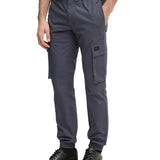 Pantalone cargo ripstop skinny fit blu