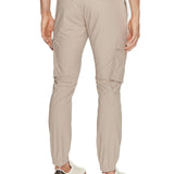 Pantalone cargo ripstop skinny fit beige