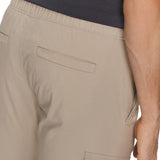 Pantalone cargo ripstop skinny fit beige