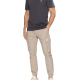 Pantalone cargo ripstop skinny fit beige