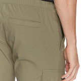 Pantalone cargo ripstop skinny fit verde