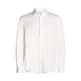 Camicia regular fit popeline stretch bianco