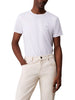 t-shirt-slim-in-cotone-stretch-con-targhetta-logo-bianco