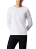 t-shirt-manica-lunga-slim-cotone-stretch-con-targhetta-logo-bianco