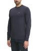 maglione-girocollo-in-cotone-misto-seta-con-logo-ricamato-blu