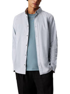 Camicia regular fit Oxford celeste