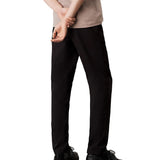 Pantalone chino slim fit modern in twill di cotone nero