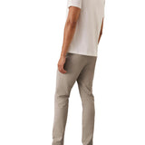 Pantalone modello chino in twill kaki