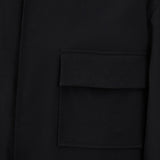 Overshirt 4away in nylon nero