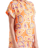 Blusa stampa paisley fantasia
