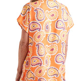 Blusa stampa paisley fantasia