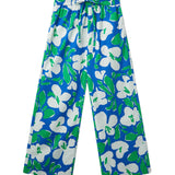 Pantalone palazzo stampa floreale fantasia