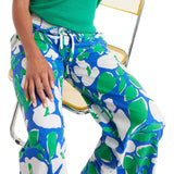 Pantalone palazzo stampa floreale fantasia