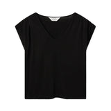 Blusa scollo a V nero
