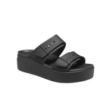 Sandalo Brooklyn Sandal Low Wedge W nero