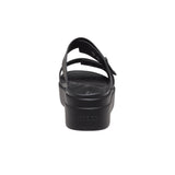 Sandalo Brooklyn Sandal Low Wedge W nero