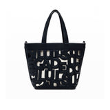 Shopper lettering Maki Valdivia nero