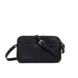Borsa con zip e tracolla Julia nero