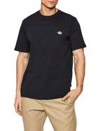 T-shirt con logo sul petto nero