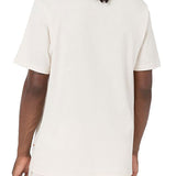 T-shirt con logo sul petto bianco