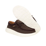 Mocassino Wally Comf Woven moro