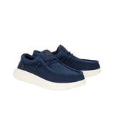 Mocassino Wally Comf Woven blu