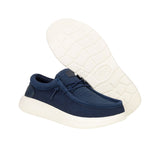 Mocassino Wally Comf Woven blu