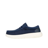 Mocassino Wally Comf Woven blu