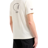 T-shirt lavorata bianco