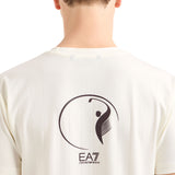 T-shirt lavorata bianco