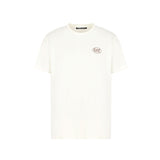 T-shirt lavorata bianco
