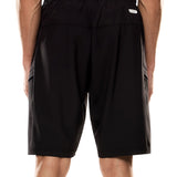 Shorts gargo in tessuto tecnico nero