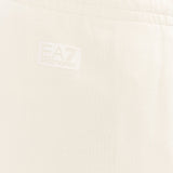 Shorts maxi logo patch beige