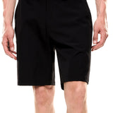 Shorts chino in tessuto tecnico nero