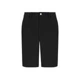 Shorts chino in tessuto tecnico nero