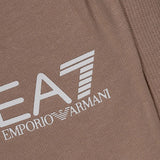 Shorts con logo laterale beige