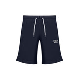 Shorts con logo laterale blu