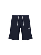Shorts con logo laterale blu