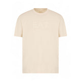 T-shirt patch logo beige