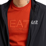 T-shirt patch logo arancio