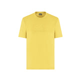 T-shirt patch logo verde acido